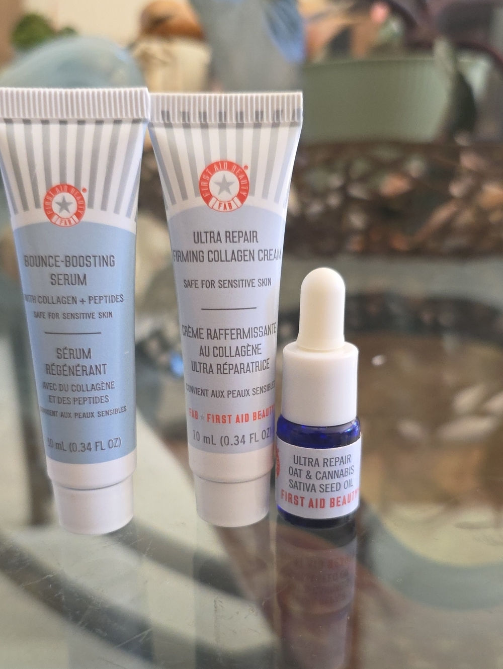 First Aid Beauty skincare trio Deluxe Sample